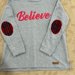 Gray Long Sleeve Kids Shirt